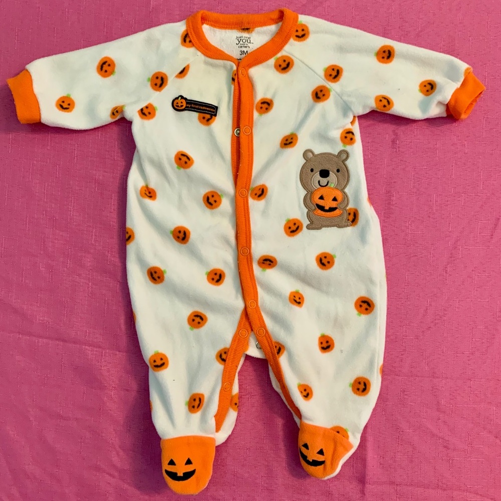 Boy or girl Halloween pajamas size 3 months
